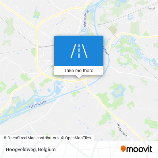 Hoogveldweg map