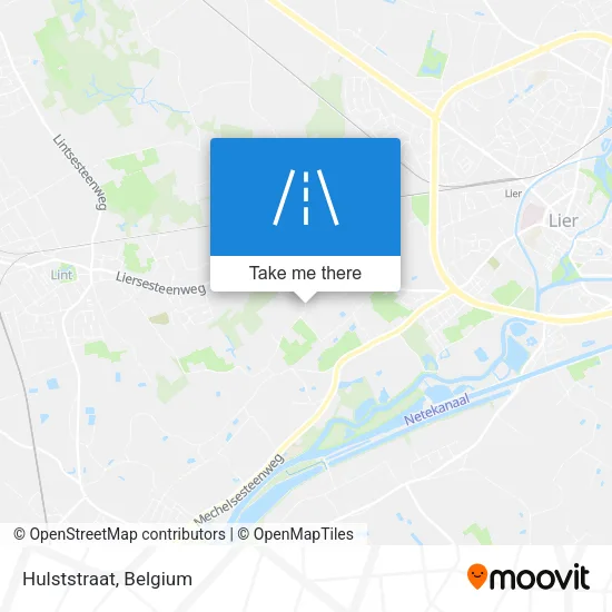 Hulststraat map