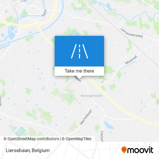 Liersebaan map