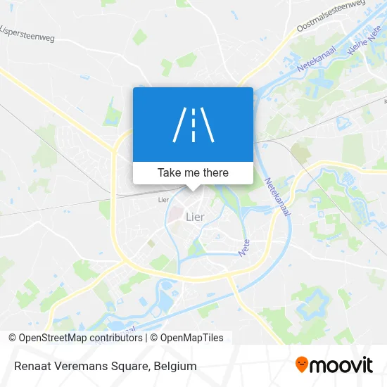 Renaat Veremans Square map