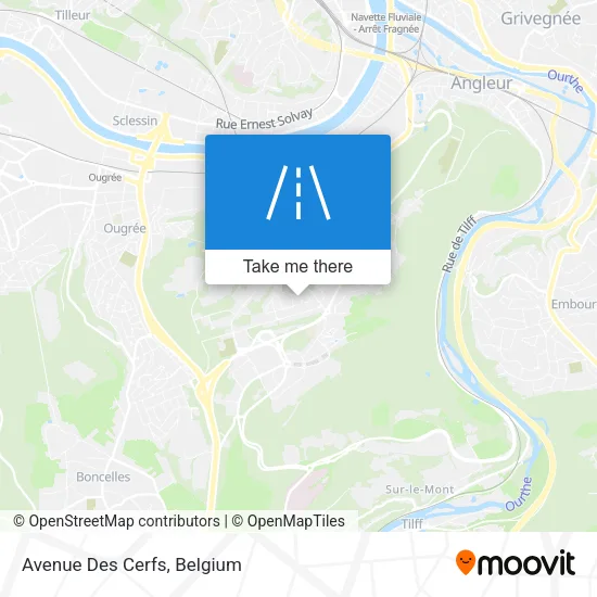 Avenue Des Cerfs map