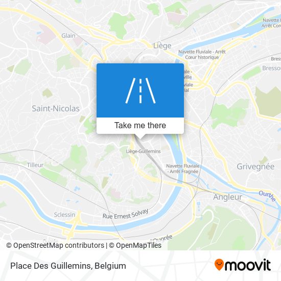 Place Des Guillemins map