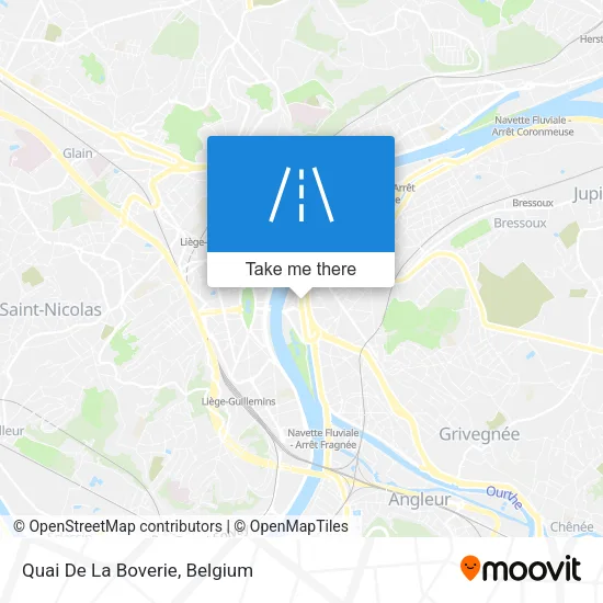Quai De La Boverie map