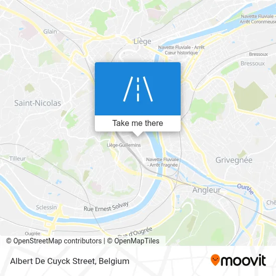 Albert De Cuyck Street map