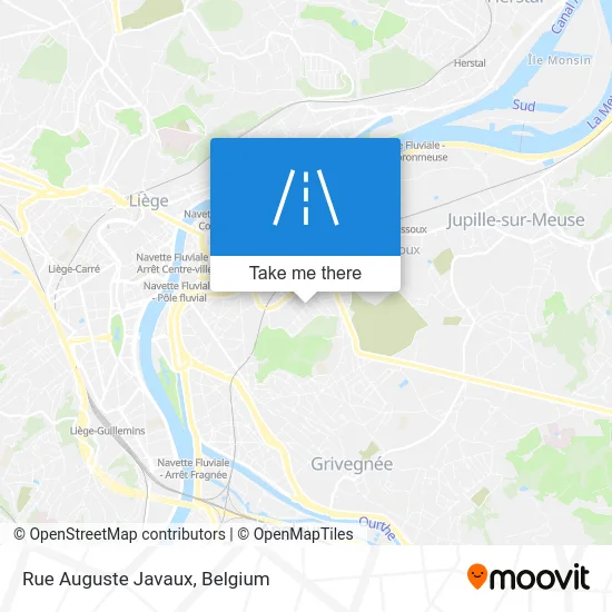 Auguste Javaux Street map