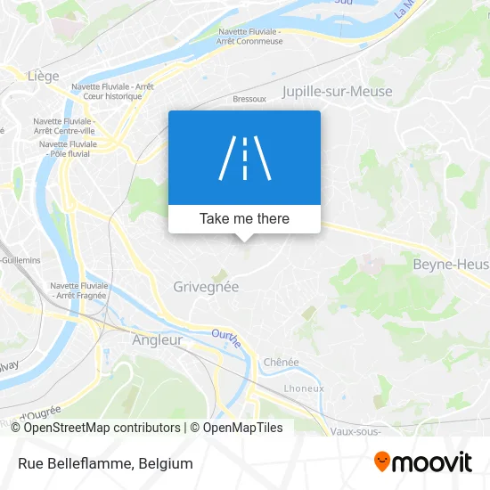 Belleflamme Street map