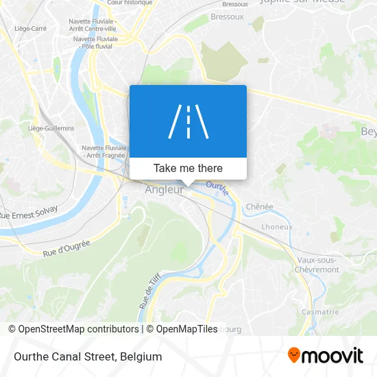 Ourthe Canal Street map
