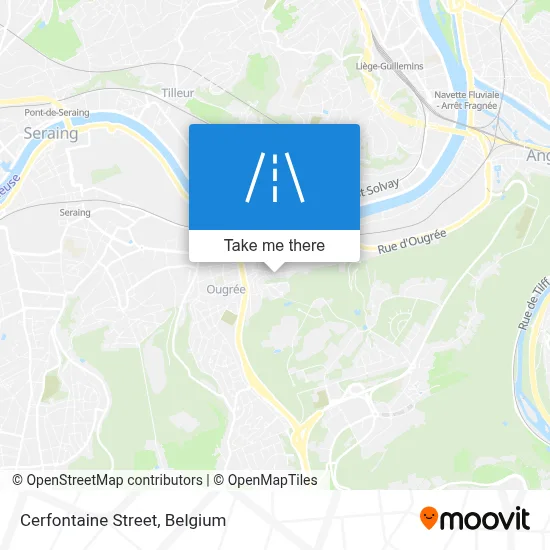 Cerfontaine Street map