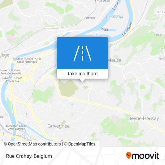 Crahay Street map