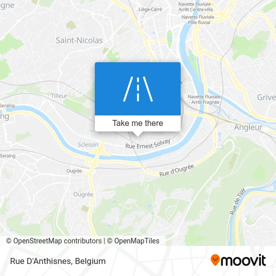 Anthisnes Street map