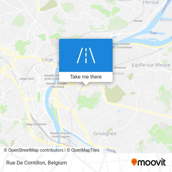 Cornillon Street map