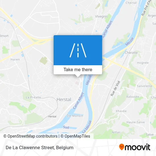 De La Clawenne Street map