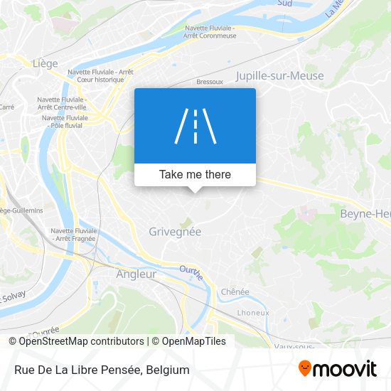 Rue De La Libre Pensée map