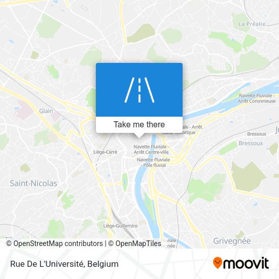Rue De L'Université map