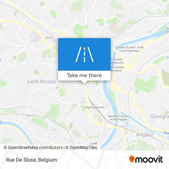 Rue De Sluse map