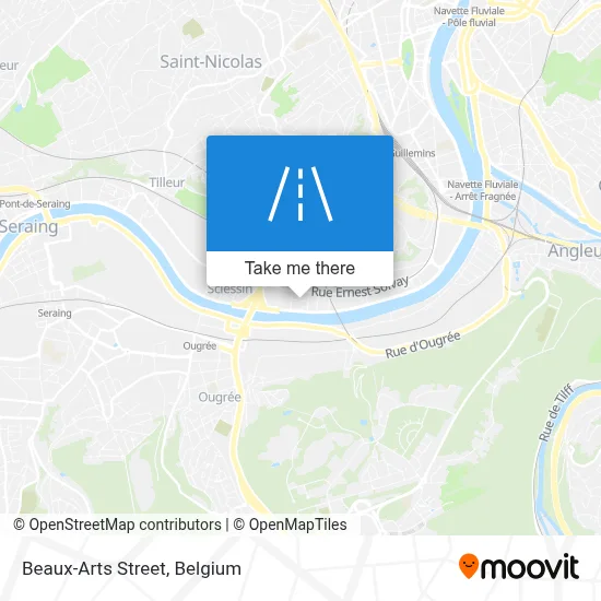 Beaux-Arts Street map