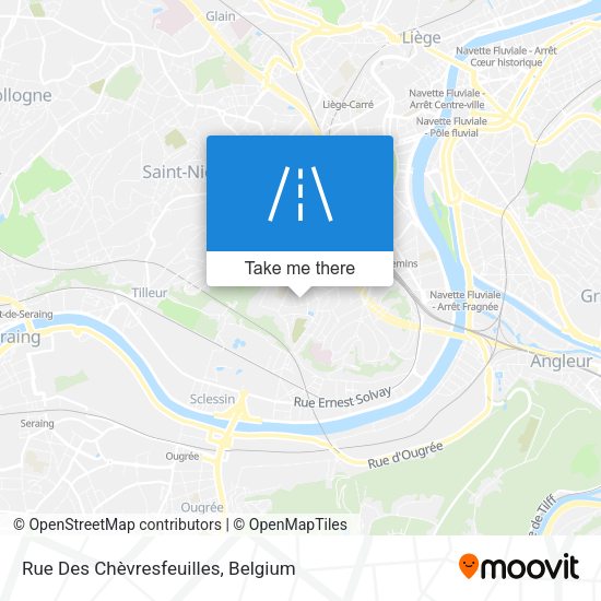 Rue Des Chèvresfeuilles plan