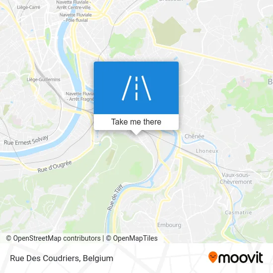 Coudriers Street map