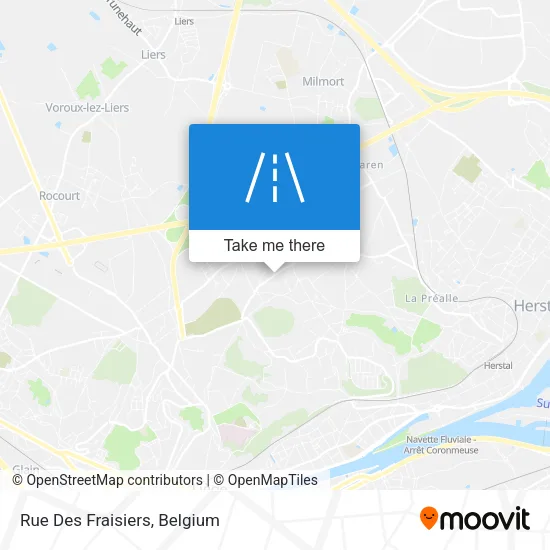 Rue Des Fraisiers map