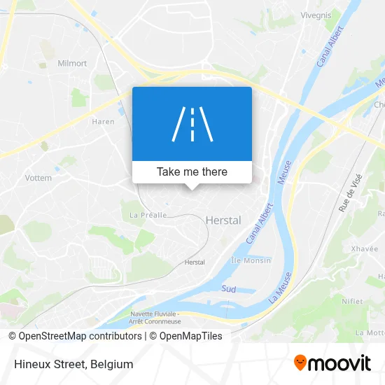 Hineux Street map
