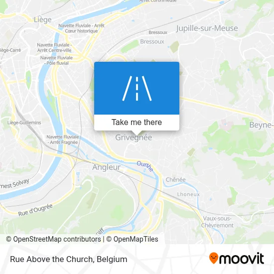 Rue Above the Church map