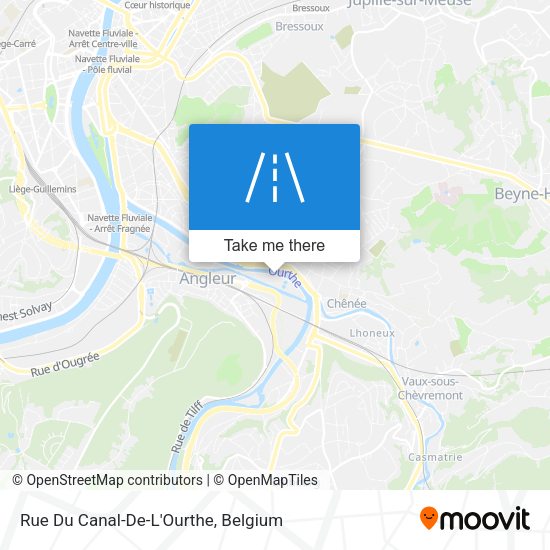 Rue Du Canal-De-L'Ourthe map