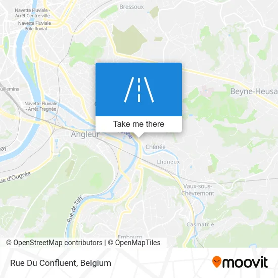 Confluence Street map