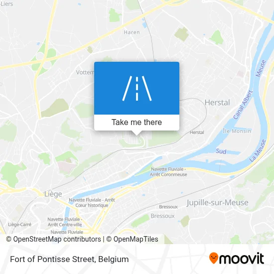 Fort of Pontisse Street map