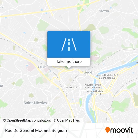 Rue Du Général Modard map