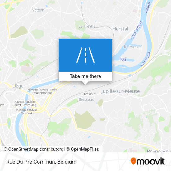 Rue Du Pré Commun map