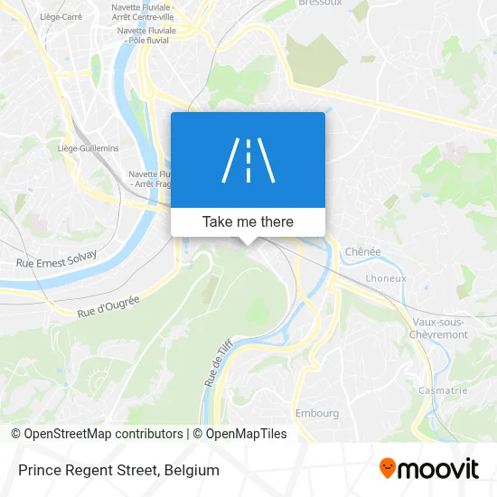Prince Regent Street map