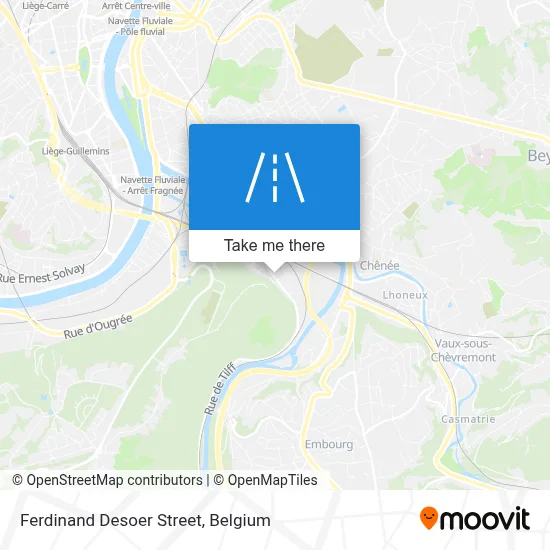 Ferdinand Desoer Street map