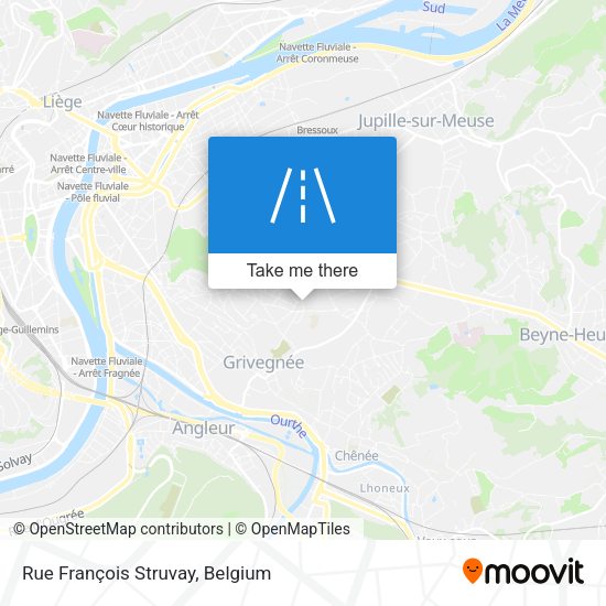 Rue François Struvay map