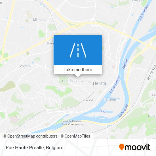 Rue Haute Préalle plan