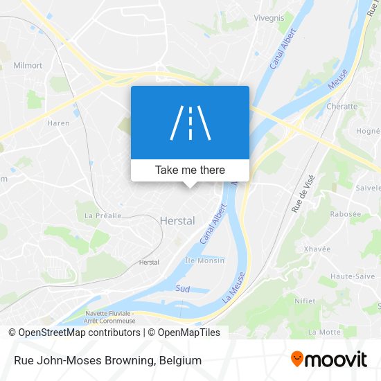Rue John-Moses Browning map