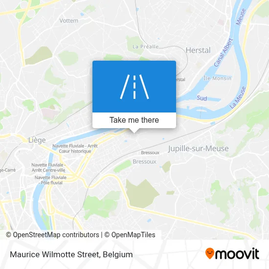 Maurice Wilmotte Street map