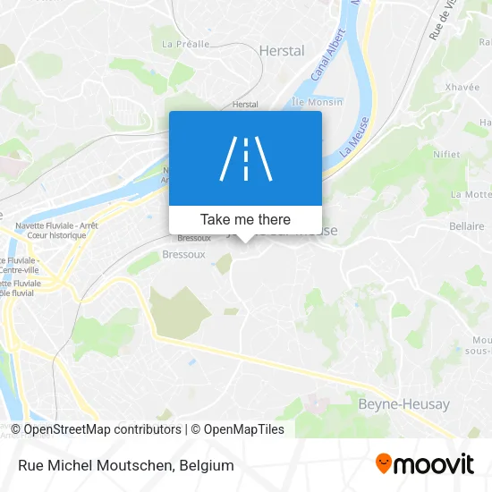 Rue Michel Moutschen map