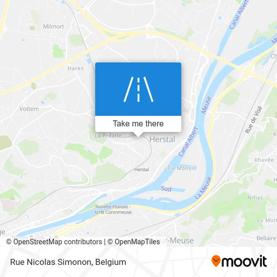 Rue Nicolas Simonon Street map