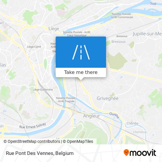 Rue Pont Des Vennes map