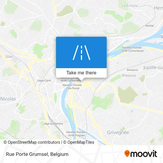 Rue Porte Grumsel map