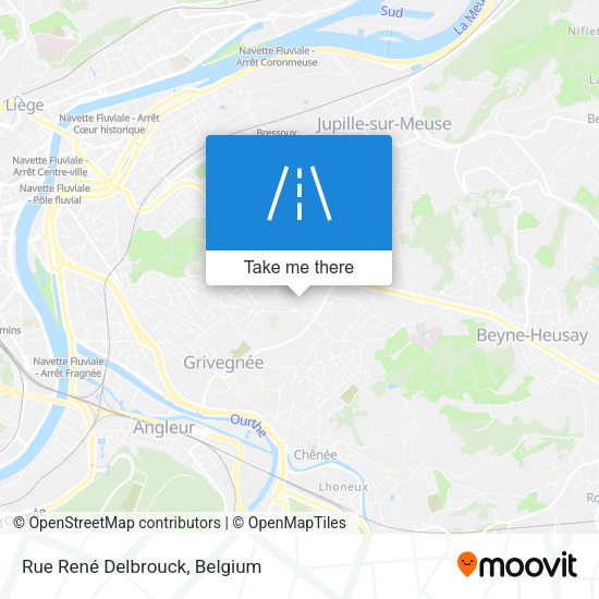 Rue René Delbrouck map