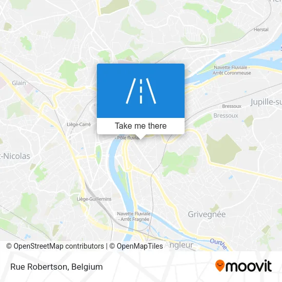Rue Robertson map