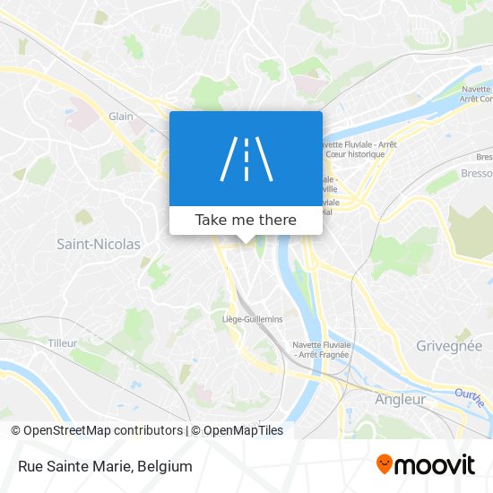 Rue Sainte Marie map
