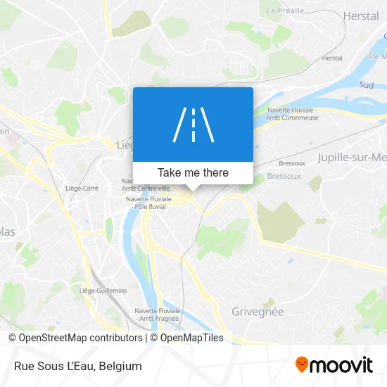 Under Water Street map