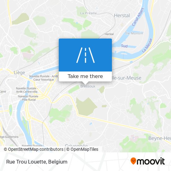 Rue Trou Louette map