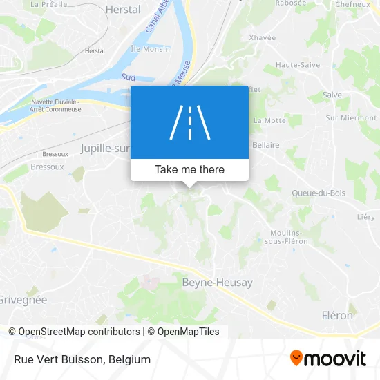 Green Bush Street map