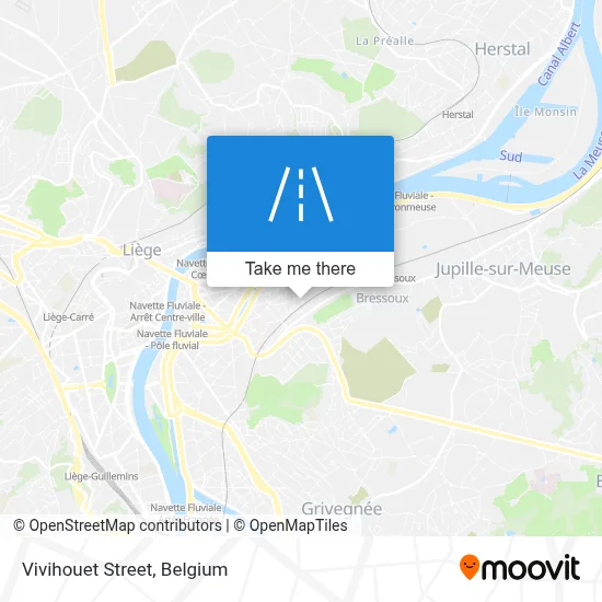 Vivihouet Street map