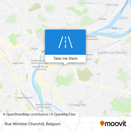 Winston Churchill Street map