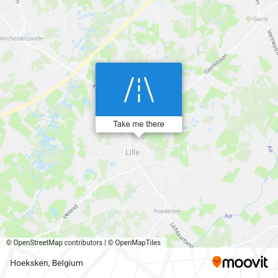Hoeksken map