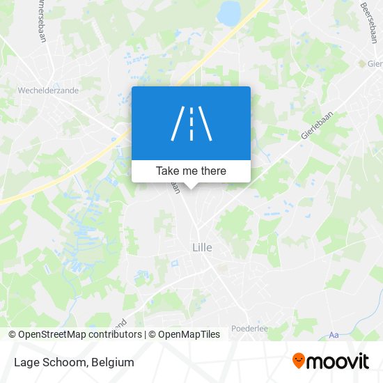 Lage Schoom map